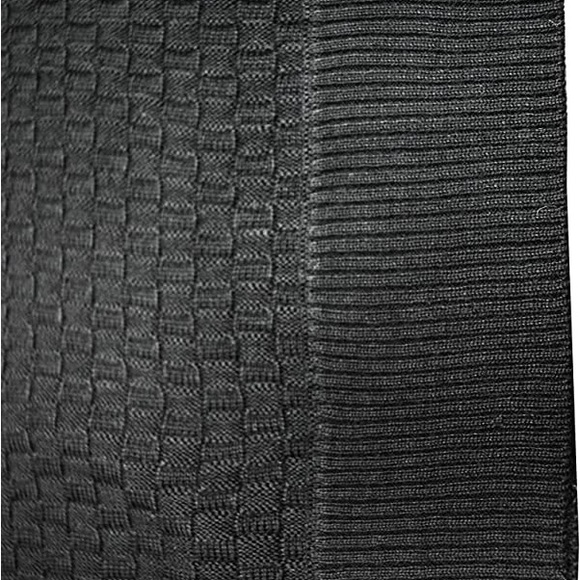 Stacy Adams Original Classic Pattern Sweater
Black 1/4 Zipper Mock-neck Size XXL - Picture 5 of 8